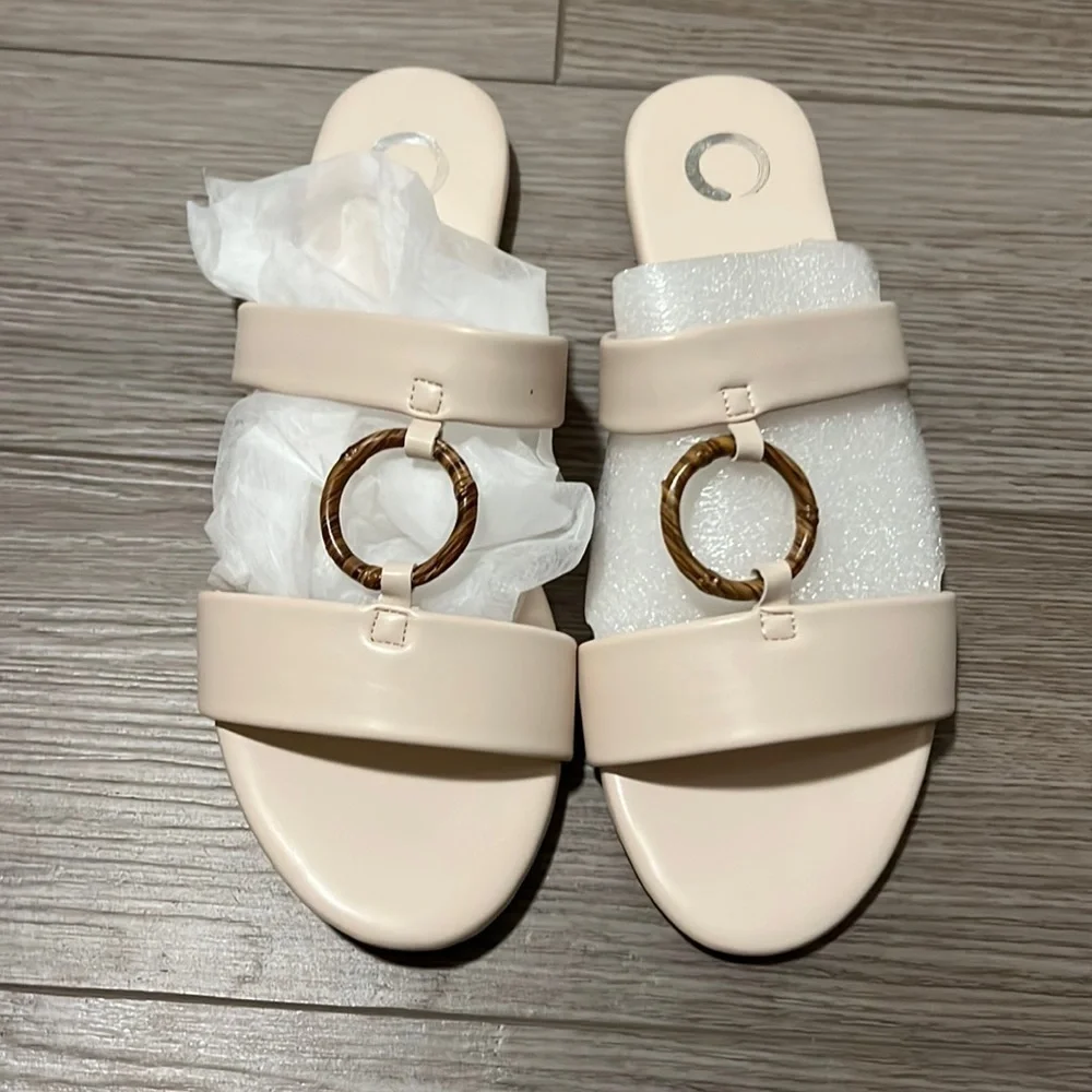 Beige sandals
